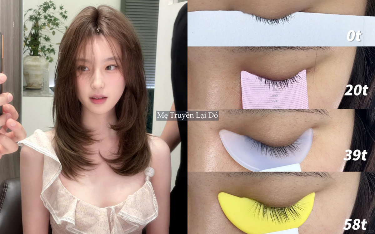 Học theo mẹ, tôi dưỡng mi dài cong chỉ với 4 serum 