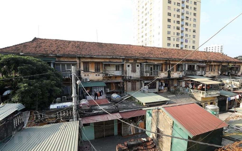 Khu tập thể 3 tầng được xây từ năm 1970 ở Hà Đông xập xệ, xuống cấp cỡ nào? - 1