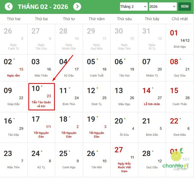 Khung giờ đẹp nhất để cúng ông Công ông Táo năm 2026- Ảnh 1.