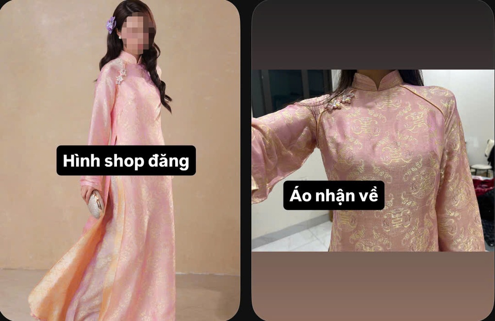 “Kiếp nạn” mua áo dài Tết: Chi 2,6 triệu đồng nhận hàng lệch màu, sai số đo - 1