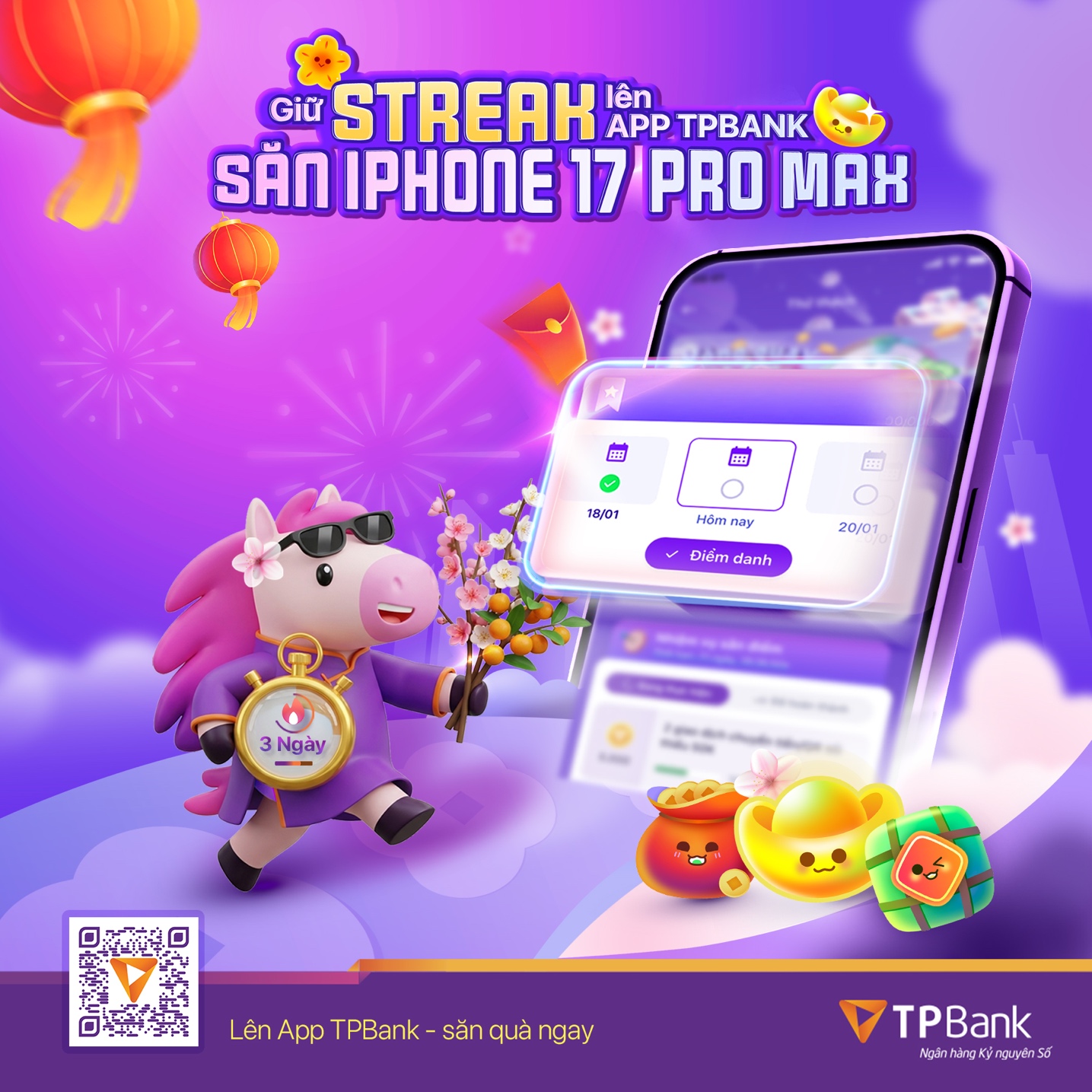 Lan tỏa nụ cười đầu xuân cùng Game Tết 2026 trên App TPBank- Ảnh 1. Lan tỏa nụ cười đầu xuân cùng Game Tết 2026 trên App TPBank- Ảnh 1.