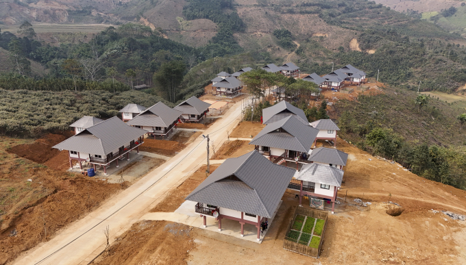 Làng Nủ sau khi hoàn thành. Ảnh: Phạm Chiểu