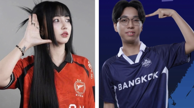 Cheerio (phải) thừa nhận tiếp tay cho Naphat Warasin gian lận tại môn Liên quân Mobile ở SEA Games 33.