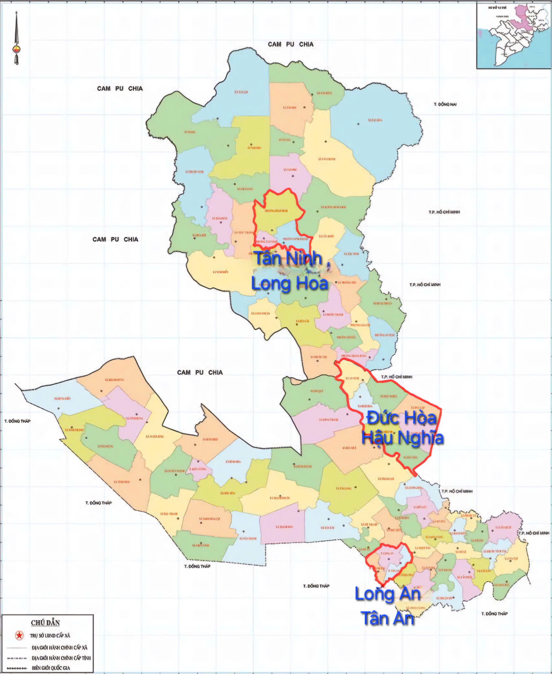 Long An - Đức Hòa - Tân Ninh sẽ là 3 trung tâm của Tây Ninh 1 tây ninh - Ảnh 1.