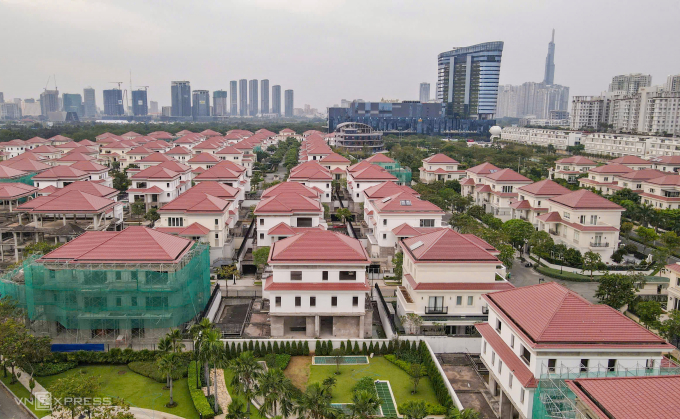 Bất động sản khu đô thị Thủ Thiêm, TP HCM. Ảnh: Quỳnh Trần