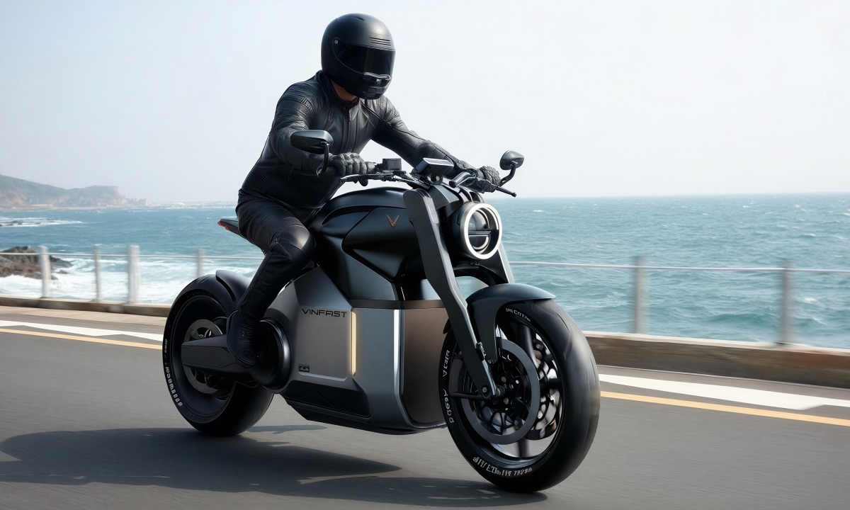 Moto the thao dien cua VinFast gay chu y