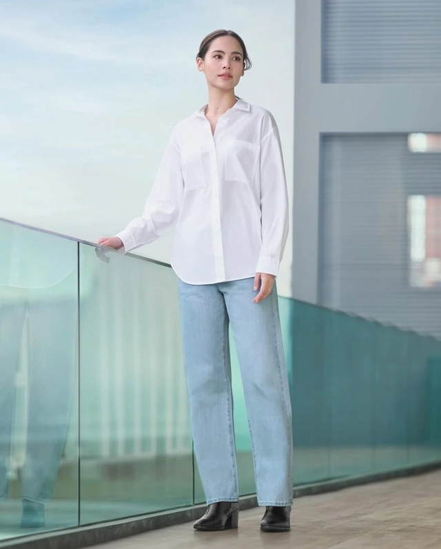 Ngày nào cũng đẹp khi diện quần jeans, sơ mi và blazer- Ảnh 6.