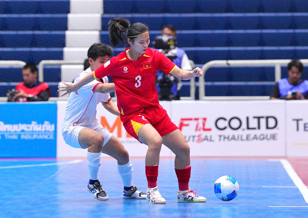 Futsal nữ Việt Nam chạm trán Thái Lan ở bán kết Đông Nam Á: Ngày nào, xem ở đâu?- Ảnh 1.