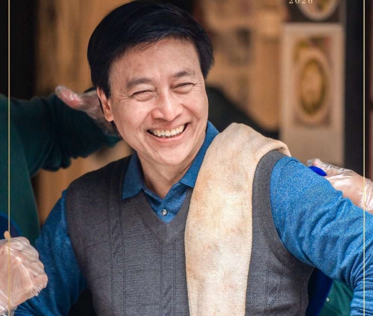 Nghệ sĩ Ưu tú Quốc Tuấn trong vai ông Dần trong Mùi phở. Ảnh: NSX