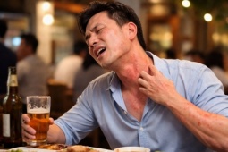 Uống vài ngụm rượu đã nổi mề đay, khó thở: Dấu hiệu dị ứng đe dọa tính mạng