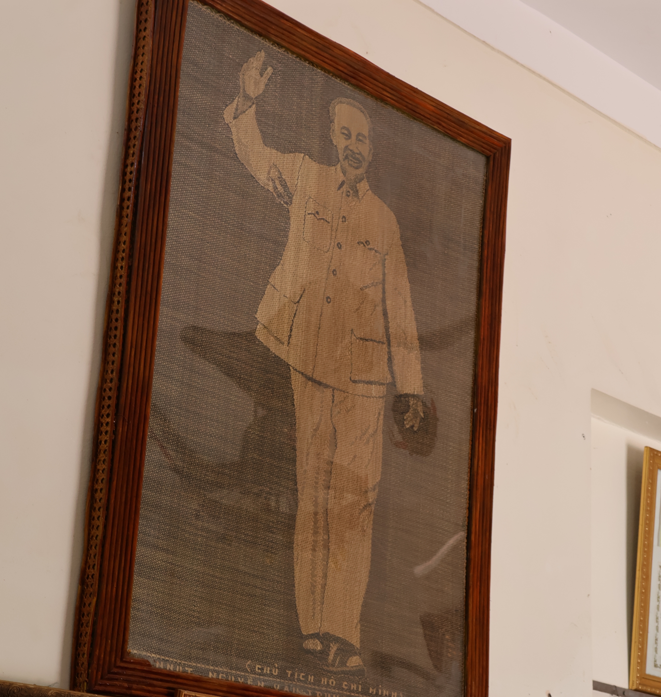 Nghệ nhân nhân dân Nguyễn Văn Trung: Người tạo chân dung Bác Hồ bằng mây tre đan - Ảnh 3.