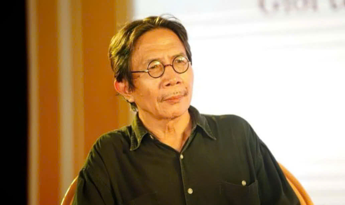 Nhà văn Nguyễn Ngọc Tiến trong một sự kiện. Ảnh: Nhã Nam