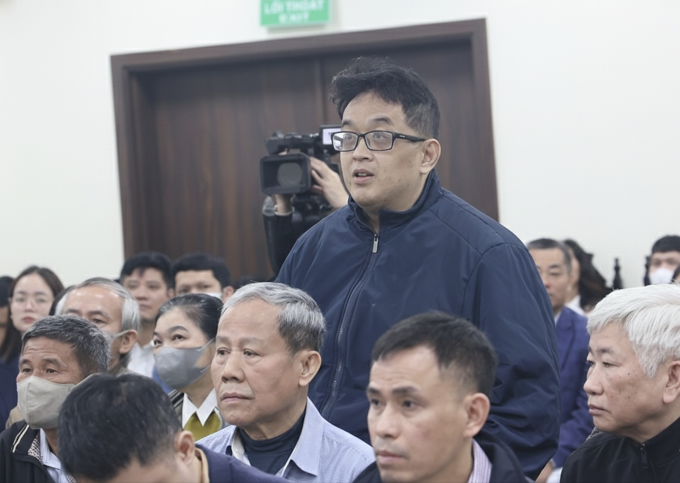 Bị cáo Huỳnh Nguyễn Lộc, cựu Viện trưởng Y dược học dân tộc TP HCM. Ảnh: Danh Lam