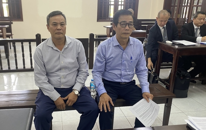 Sau hơn 5 năm bị giam, ông Nguyễn Huy Hùng (trái) và ông Nguyễn Quang Lộc được tại ngoại từ tháng 8/2023 đến nay. Ảnh: Hải Duyên