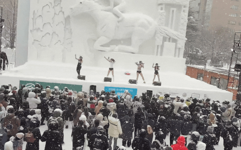 Nhóm nữ cả cõi mạng kêu gọi tan rã: Mặc đồ bơi biểu diễn dưới trời tuyết, bị đe doạ phải đóng phim người lớn- Ảnh 1.