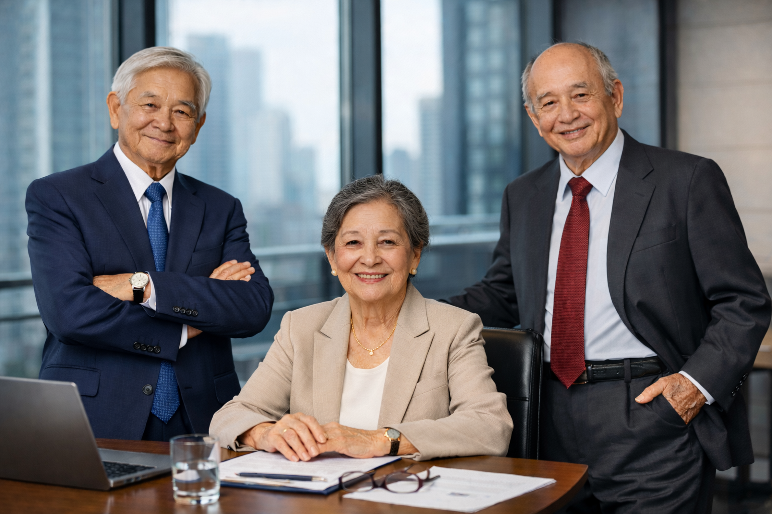 Những cụ ông, cụ bà U90 vẫn là chủ tịch, tổng giám đốc công ty niêm yết trên sàn 1 công ty - Ảnh 1.