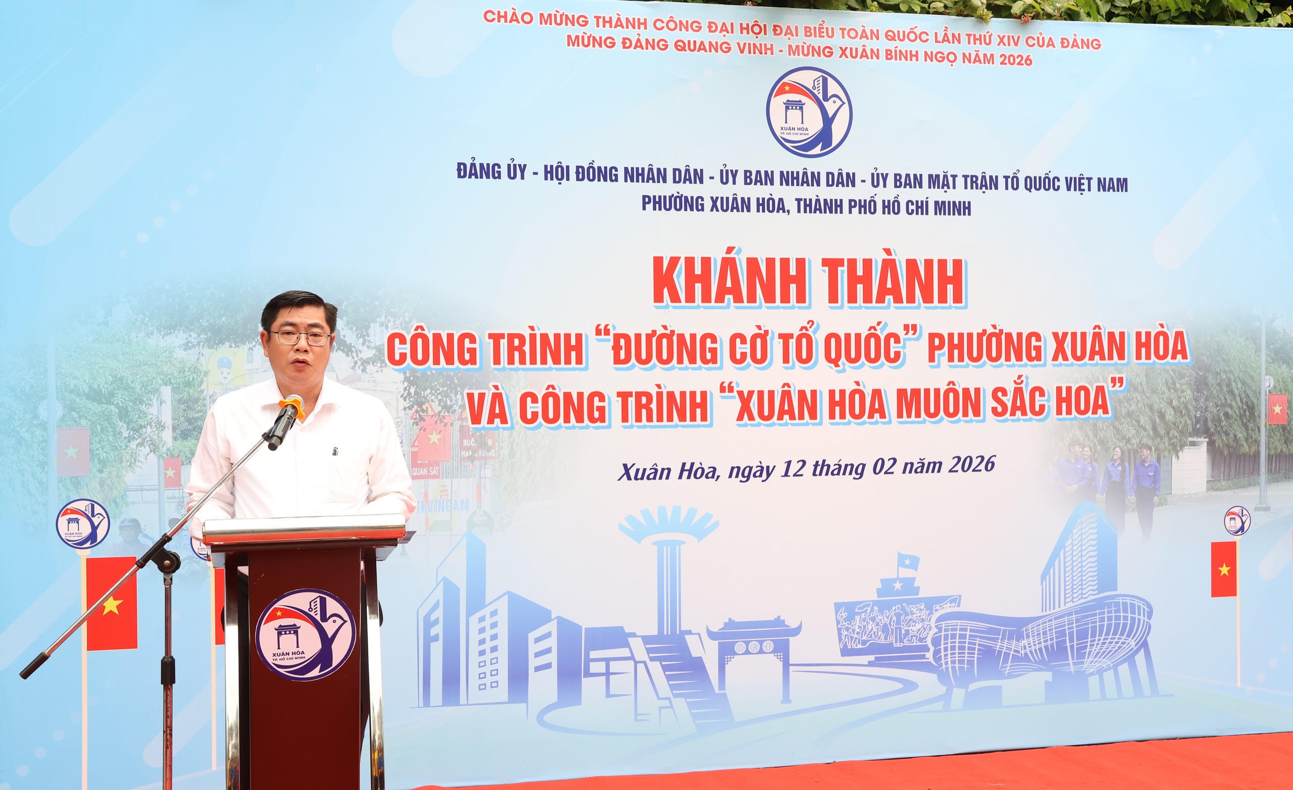 Từ đường cờ Tổ quốc đến đường hoa: Phường Xuân Hòa, TPHCM 