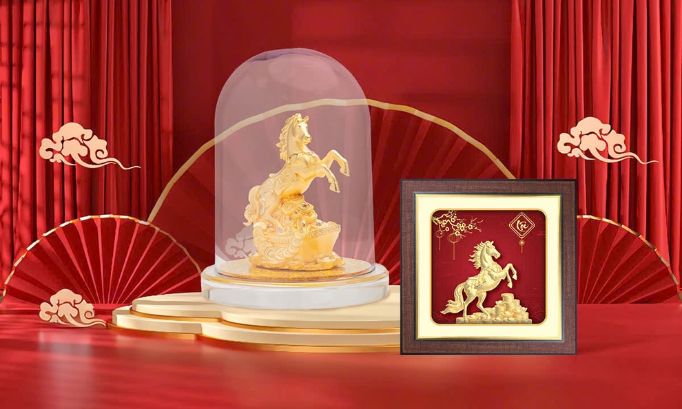 Quà tặng vàng Kim Mã của DOJI - “Trao lộc tài khang, gửi ngàn tâm ý” - 1