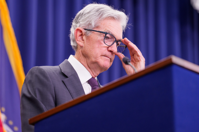 Chủ tịch Fed Jerome Powell tại cuộc họp báo ở Washington tháng 7/2025. Ảnh: Reuters