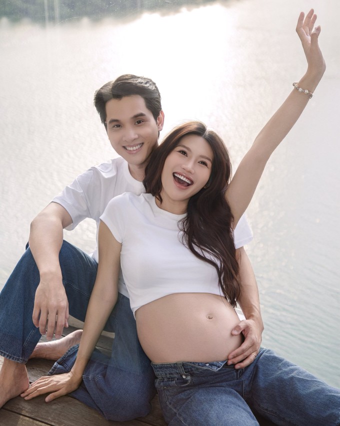 Á hậu Quỳnh Châu và doanh nhân Phát Nguyễn.