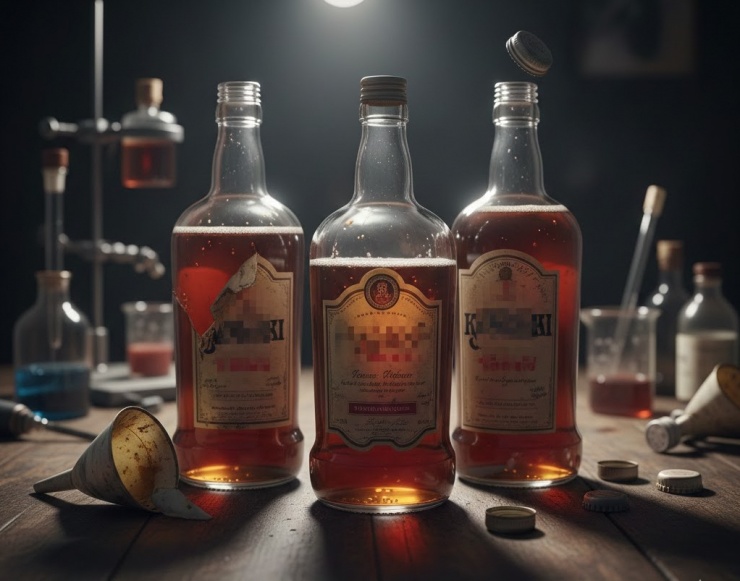 Khi uống phải rượu giả, gây ra những hệ lụy nghiêm trọng, thậm chí là tử vong.