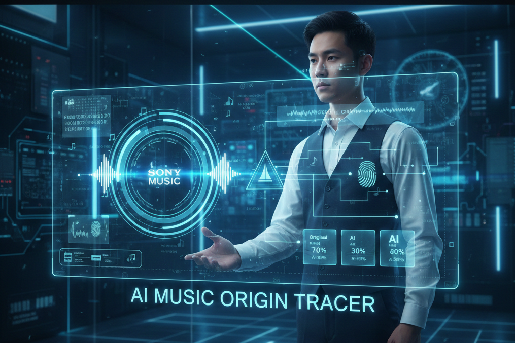 Sony ra mắt công nghệ truy vết nhạc do AI tạo 1 AI - Ảnh 1.