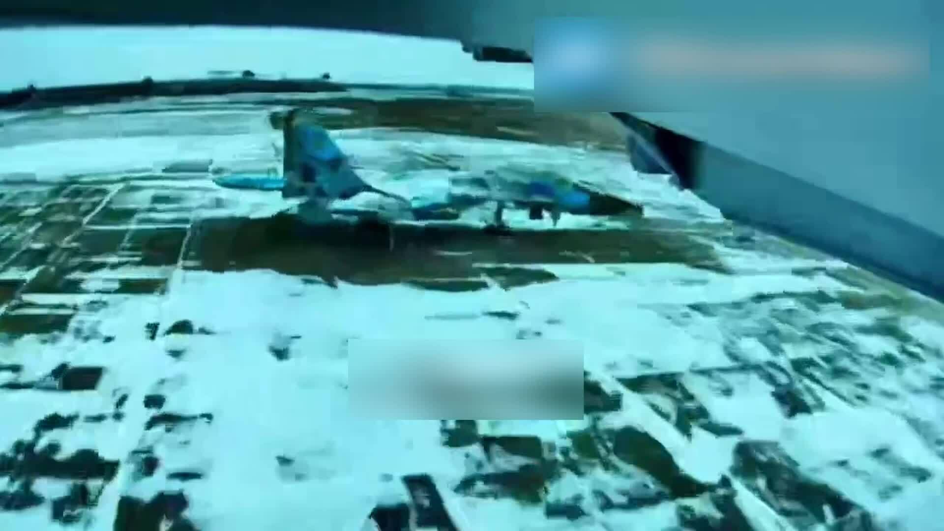 Khoảnh khắc UAV Nga tập kích 'chiến đấu cơ Su-27 Ukraine'