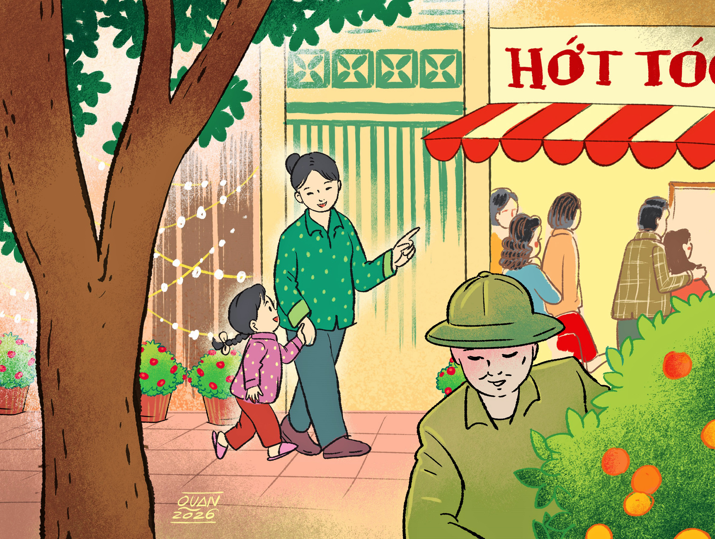 làm tóc - Ảnh 1.