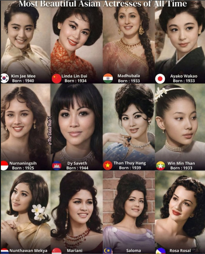 Mỹ nhân Việt duy nhất lọt top 10 nữ diễn viên châu Á đẹp nhất mọi thời đại, nhan sắc mỹ miều khiến 2000 người 