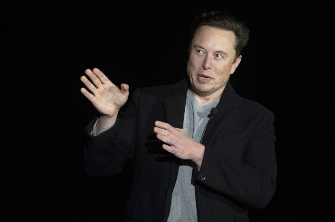 Tỷ phú Elon Musk tại một sự kiện ở bang Texas, Mỹ, ngày 10/2/2022. Ảnh: AFP