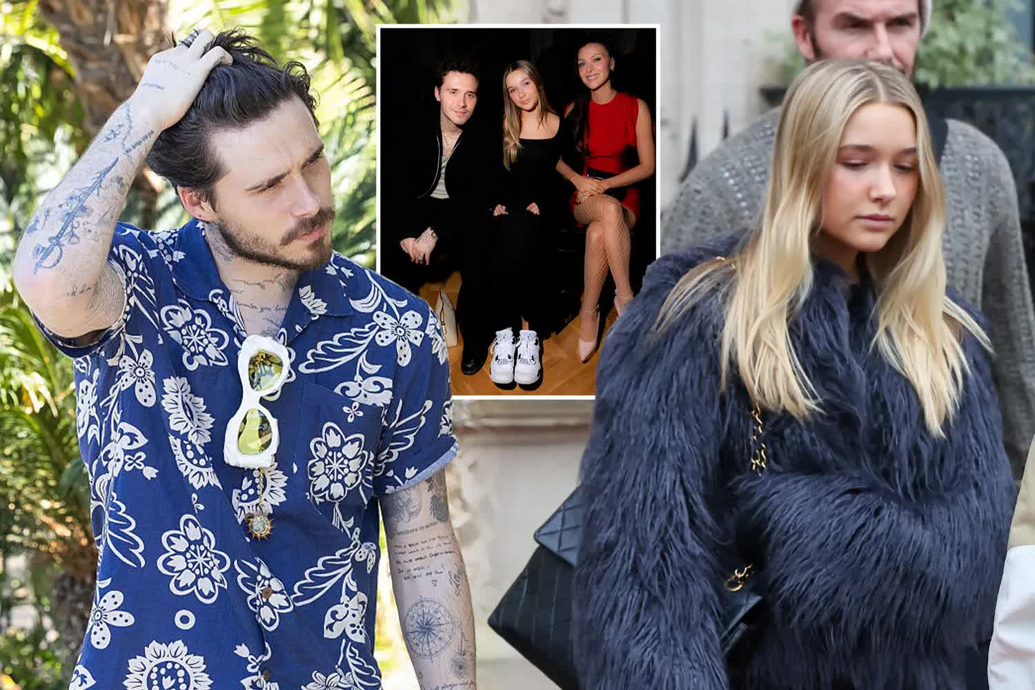 Tiểu thư Harper bị đem ra làm lá chắn cho drama gia đình, Brooklyn Beckham bỗng đi bài 