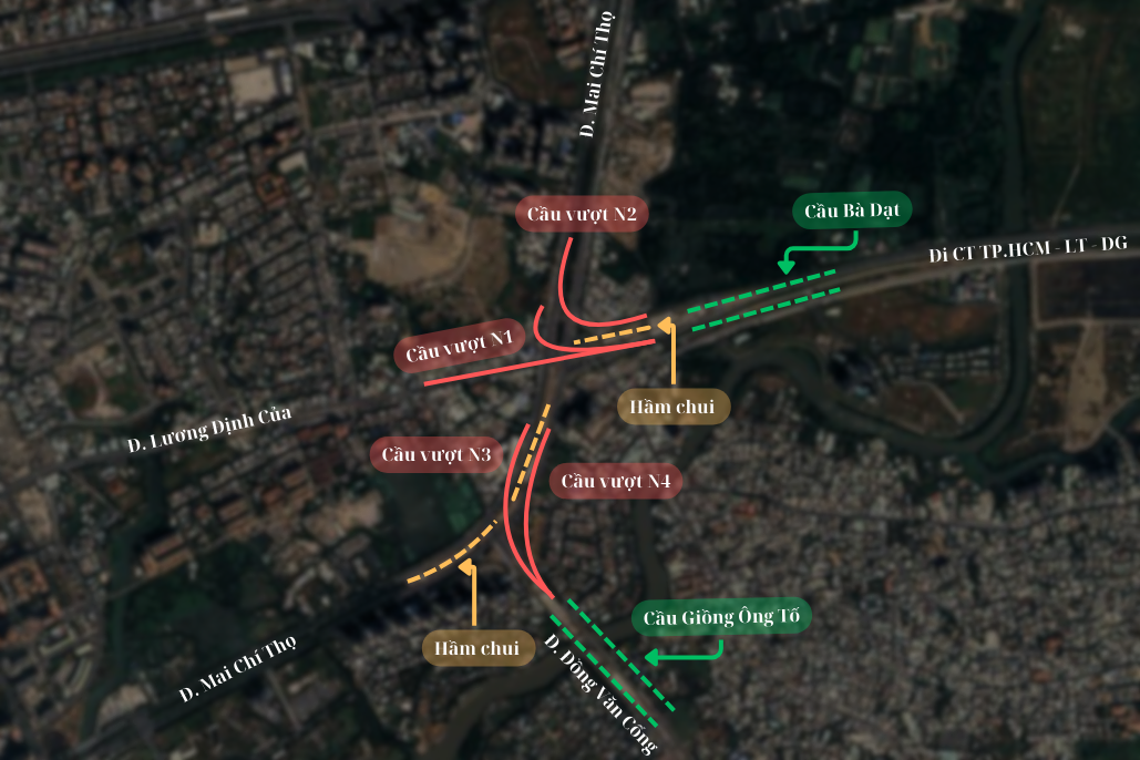 Toàn cảnh nút giao có 2 hầm, 3 tầng, 8 cầu, trị giá 3.400 tỷ đồng ở TP.HCM- Ảnh 2. Toàn cảnh nút giao có 2 hầm, 3 tầng, 8 cầu, trị giá 3.400 tỷ đồng ở TP.HCM- Ảnh 2.