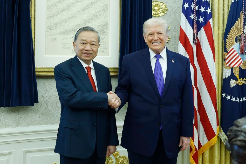 Tổng Bí thư Tô Lâm gặp Tổng thống Hoa Kỳ Donald Trump - 1