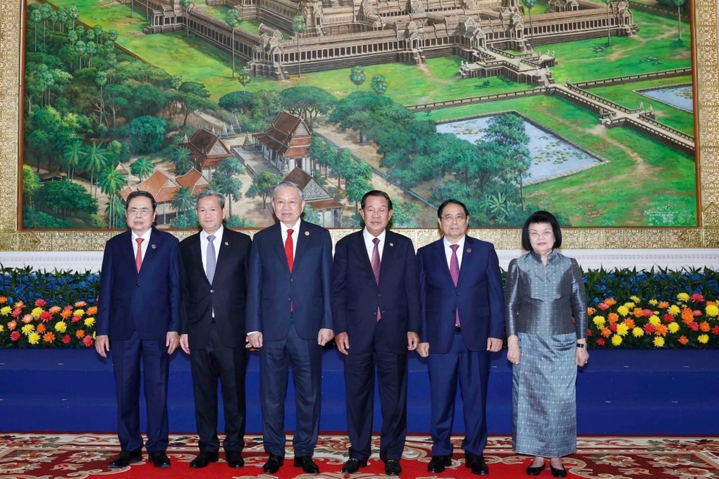 Tổng Bí thư Tô Lâm hội kiến Samdech Techo Hun Sen - 1