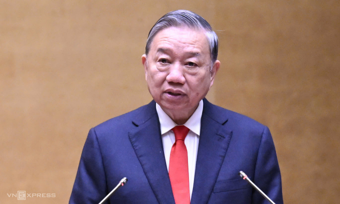 Tổng Bí thư Tô Lâm phát biểu tại hội nghị. Ảnh: Giang Huy