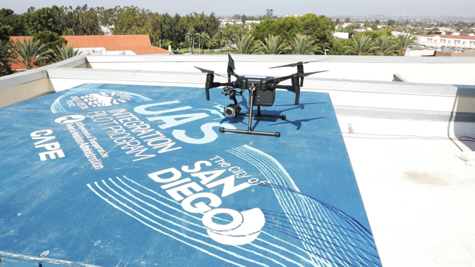 Trạm phóng UAV tại Sở cảnh sát Chula Vista. Ảnh: Chula Vista PD