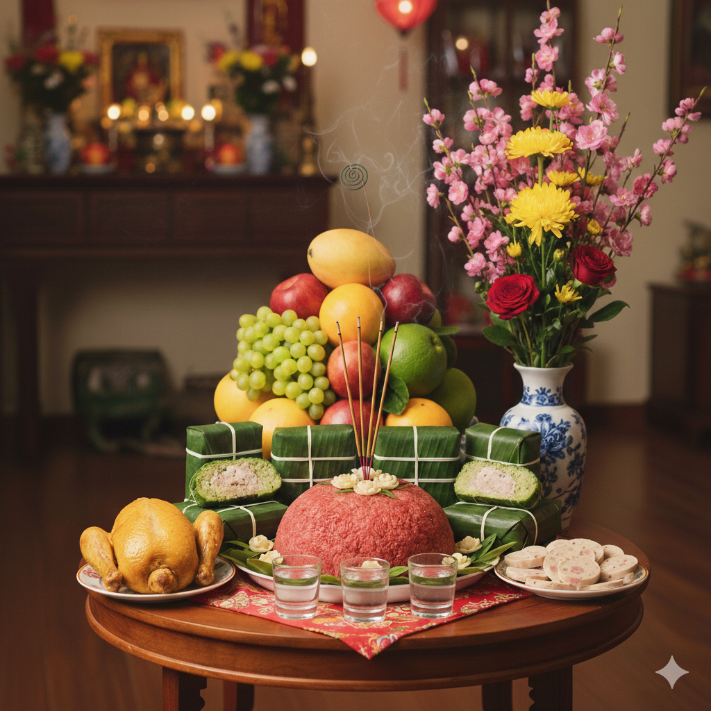 Văn khấn cúng giao thừa tết Bính Ngọ 2026 chi tiết, đầy đủ - Ảnh 1.