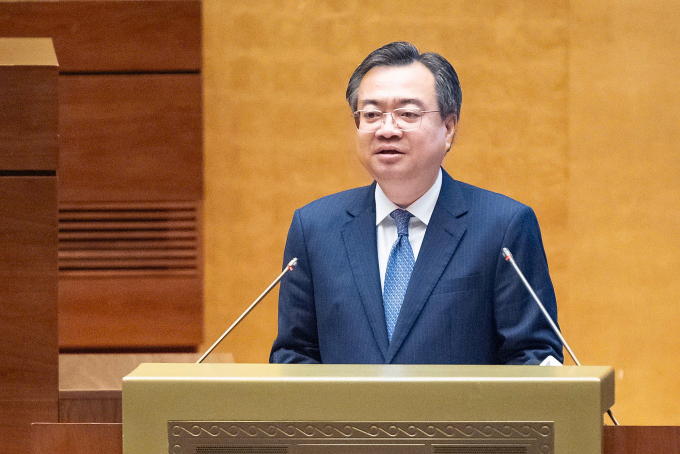 Ông Nguyễn Thanh Nghị, Trưởng ban Chính sách, chiến lược Trung ương trình bày tại hội nghị, ngày 7/1. Ảnh: Gia Hân