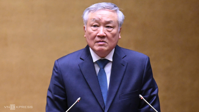 Phó thủ tướng Nguyễn Hòa Bình phát biểu sáng 25/2. Ảnh: Giang Huy