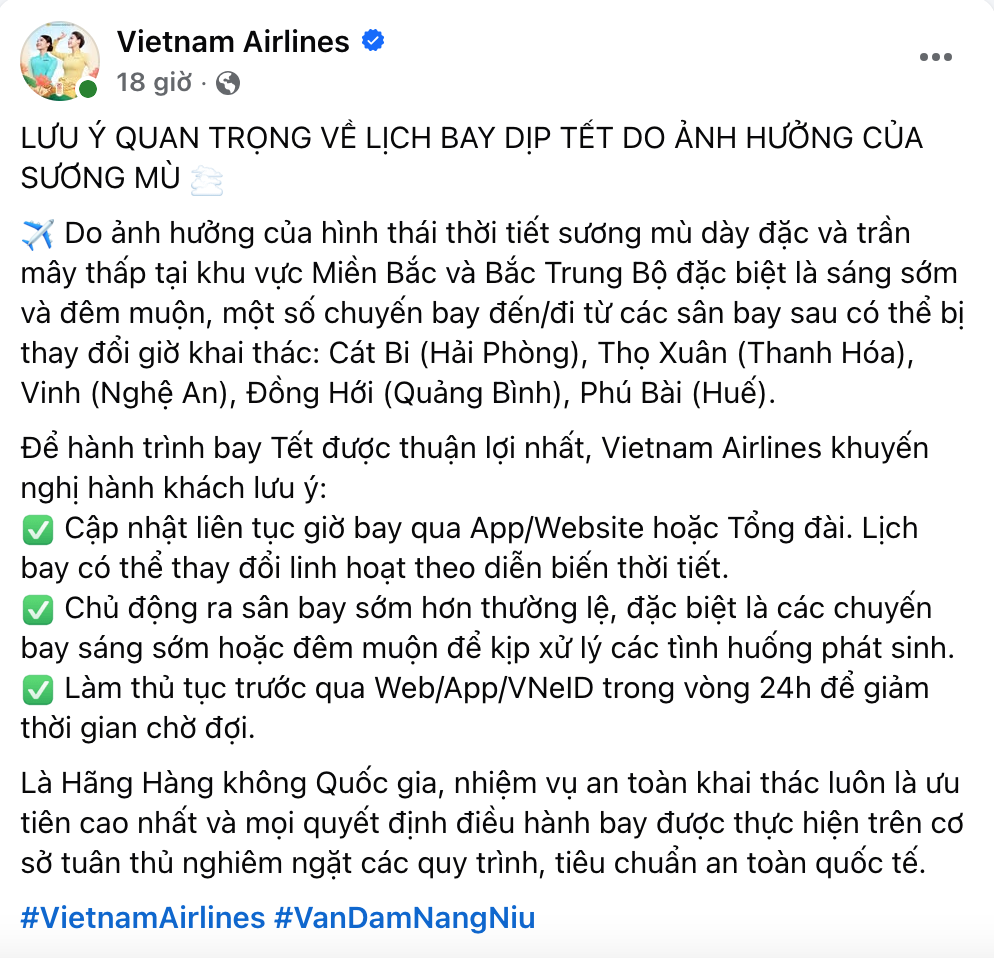 Vietnam Airlines cảnh báo khẩn tới hành khách bay Tết, thực hiện ngay nếu không muốn mất tiền oan- Ảnh 2.