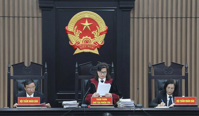 Phiên tòa do thẩm phán Nguyễn Thị Thanh Thủy làm chủ tọa. Ảnh: Danh Lam