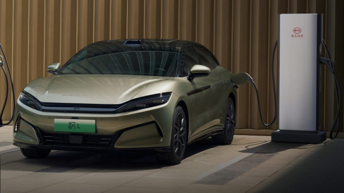 Mẫu xe điện BYD Han L. Nguồn: BYD