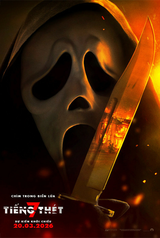 Poster Scream 7. Ảnh: Paramount Pictures Vietnam