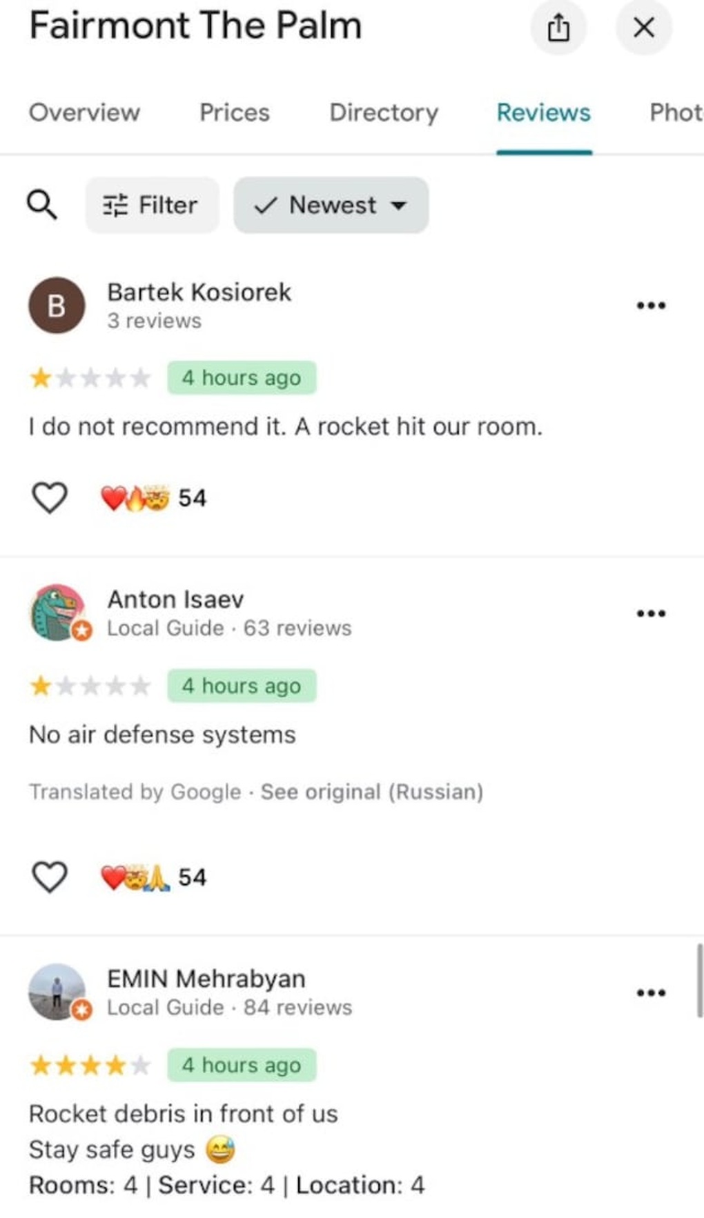 Khách sạn 5 sao ở Dubai bị cháy nhận loạt đánh giá 1 sao vì lý do không ngờ - 2