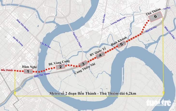 TP.HCM lấy ý kiến Bộ Xây dựng thống nhất công nghệ metro Bến Thành - Thủ Thiêm 2 metro - Ảnh 2.