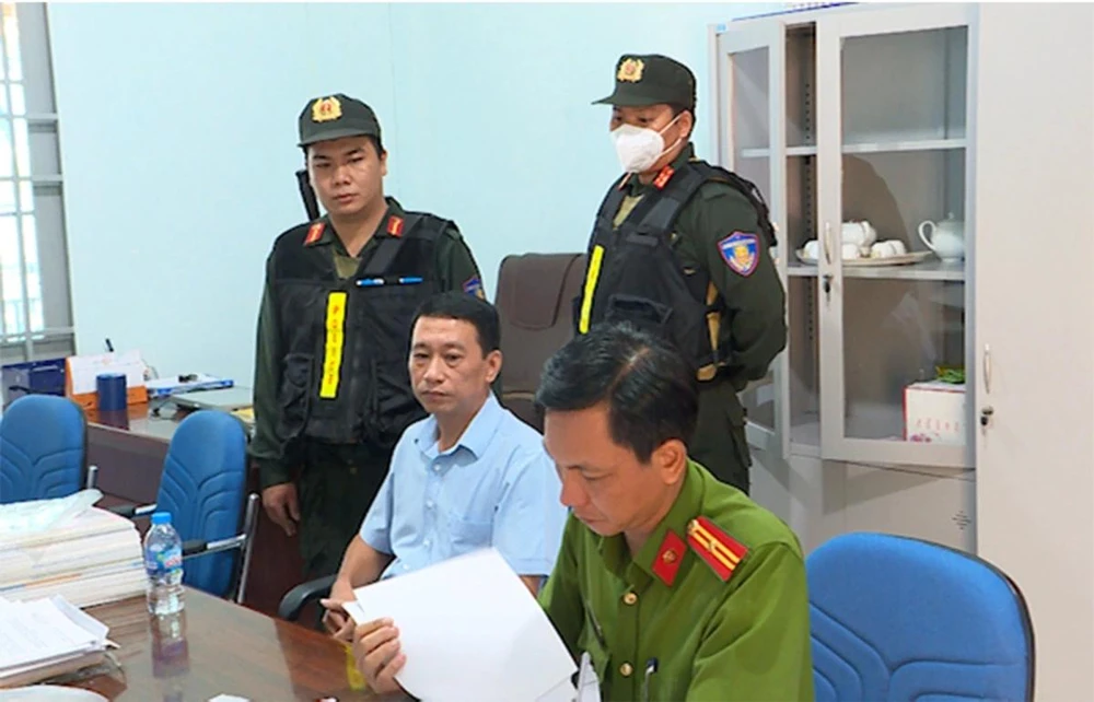 Bị can Nguyễn Văn Dương - cựu phó giám đốc trung tâm. Ảnh: CA Bị can Nguyễn Văn Dương - cựu phó giám đốc trung tâm. Ảnh: CA