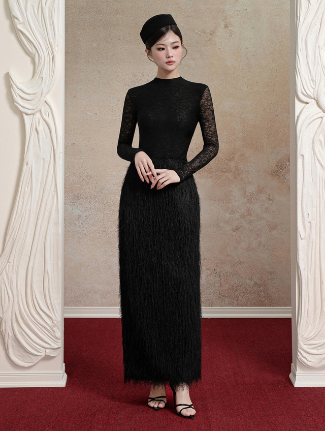 Diện mạo mùa xuân tươi sáng từ chân váy dáng dài- Ảnh 10. Diện mạo mùa xuân tươi sáng từ chân váy dáng dài- Ảnh 10.