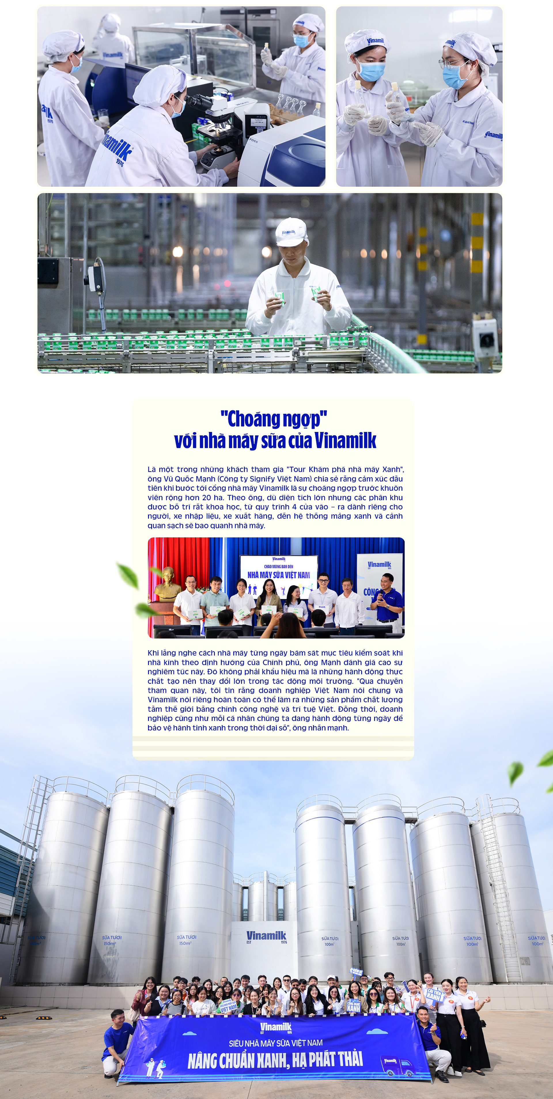 Khám phá siêu nhà máy sữa Vinamilk: Điểm sáng phát triển bền vững - Ảnh 11. Khám phá siêu nhà máy sữa Vinamilk: Điểm sáng phát triển bền vững - Ảnh 11.