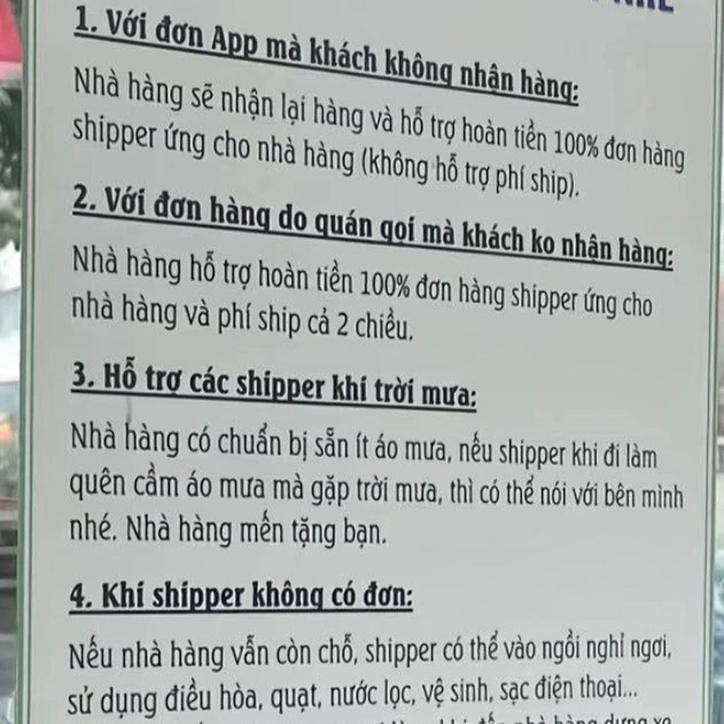 Quán bún bò ở TPHCM có tấm biển báo với nội dung gây sốt - 3