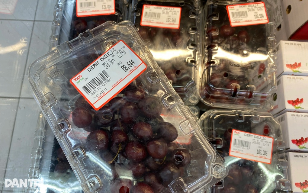 Cherry Chile ồ ạt về Việt Nam bán giá siêu rẻ, chỉ hơn 100.000 đồng/kg - 2